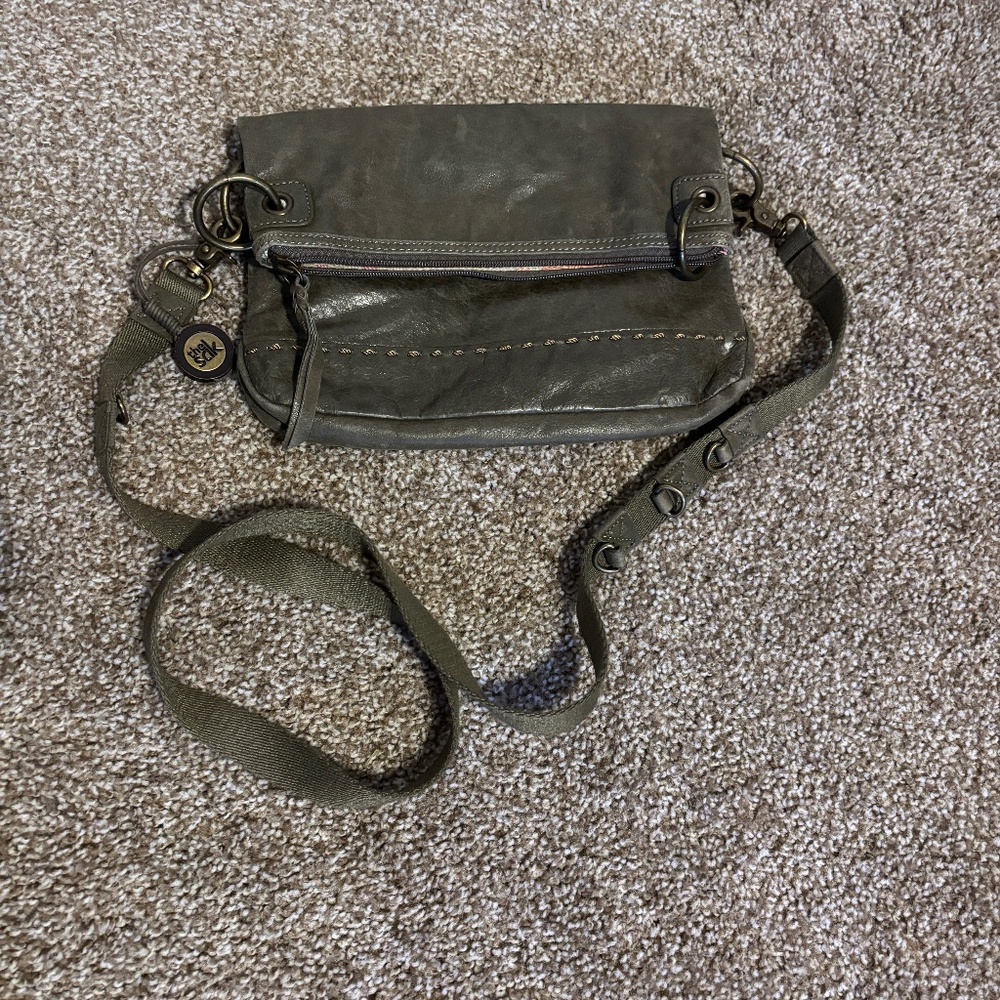 The Sak Soft Leather Foldover Crossbody